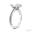 Marquise Shape Semi-Mount Diamond Engagement Ring
