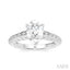 Pear Shape Semi-Mount Diamond Engagement Ring