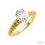 Oval Shape Semi-Mount Diamond Engagement Ring