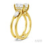Emerald Shape Semi-Mount Diamond Engagement Ring