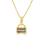 Bi-Color Tourmaline Pendant