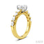 Oval Shape Semi-Mount Diamond Engagement Ring