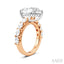 Pear Shape Semi-Mount Diamond Engagement Ring