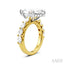 Marquise Shape Semi-Mount Diamond Engagement Ring