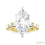 Marquise Shape Semi-Mount Diamond Engagement Ring