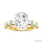 Oval Shape Semi-Mount Diamond Engagement Ring