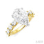 Pear Shape Semi-Mount Diamond Engagement Ring