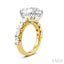 Pear Shape Semi-Mount Diamond Engagement Ring