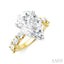 Pear Shape Semi-Mount Diamond Engagement Ring