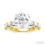 Round Shape Semi-Mount Diamond Engagement Ring