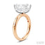 Emerald Shape Semi-Mount Diamond Engagement Ring