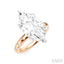 Marquise Shape Semi-Mount Diamond Engagement Ring