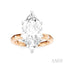 Marquise Shape Semi-Mount Diamond Engagement Ring