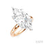 Marquise Shape Semi-Mount Diamond Engagement Ring