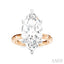 Marquise Shape Semi-Mount Diamond Engagement Ring