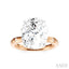 Oval Shape Semi-Mount Diamond Engagement Ring