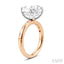 Oval Shape Semi-Mount Diamond Engagement Ring