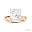 Princess Shape Semi-Mount Diamond Engagement Ring