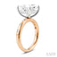 Princess Shape Semi-Mount Diamond Engagement Ring