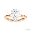 Pear Shape Semi-Mount Diamond Engagement Ring