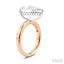 Pear Shape Semi-Mount Diamond Engagement Ring