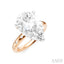 Pear Shape Semi-Mount Diamond Engagement Ring