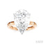 Pear Shape Semi-Mount Diamond Engagement Ring