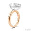 Pear Shape Semi-Mount Diamond Engagement Ring