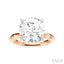 Round Shape Semi-Mount Diamond Engagement Ring