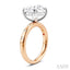 Round Shape Semi-Mount Diamond Engagement Ring
