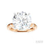 Round Shape Semi-Mount Diamond Engagement Ring