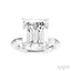 Emerald Shape Semi-Mount Diamond Engagement Ring