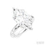 Marquise Shape Semi-Mount Diamond Engagement Ring