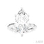 Marquise Shape Semi-Mount Diamond Engagement Ring