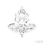 Marquise Shape Semi-Mount Diamond Engagement Ring