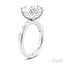 Oval Shape Semi-Mount Diamond Engagement Ring