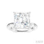 Princess Shape Semi-Mount Diamond Engagement Ring