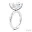 Princess Shape Semi-Mount Diamond Engagement Ring