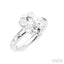 Pear Shape Semi-Mount Diamond Engagement Ring