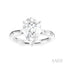 Pear Shape Semi-Mount Diamond Engagement Ring