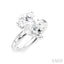 Pear Shape Semi-Mount Diamond Engagement Ring