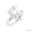 Pear Shape Semi-Mount Diamond Engagement Ring