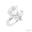 Pear Shape Semi-Mount Diamond Engagement Ring