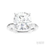 Round Shape Semi-Mount Diamond Engagement Ring