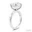 Round Shape Semi-Mount Diamond Engagement Ring