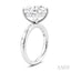 Round Shape Semi-Mount Diamond Engagement Ring