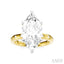 Marquise Shape Semi-Mount Diamond Engagement Ring