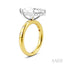 Marquise Shape Semi-Mount Diamond Engagement Ring