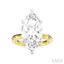 Marquise Shape Semi-Mount Diamond Engagement Ring