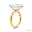 Marquise Shape Semi-Mount Diamond Engagement Ring